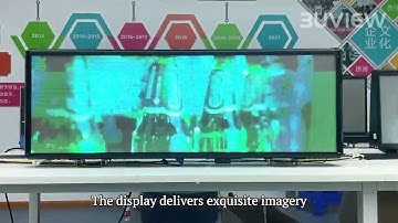 3uview P3 960x320 taxi top LED screen display effect