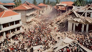 Мощное землетрясение магнитудой 6,5 потрясло тысячи домов на острове Ява, Индонезия.