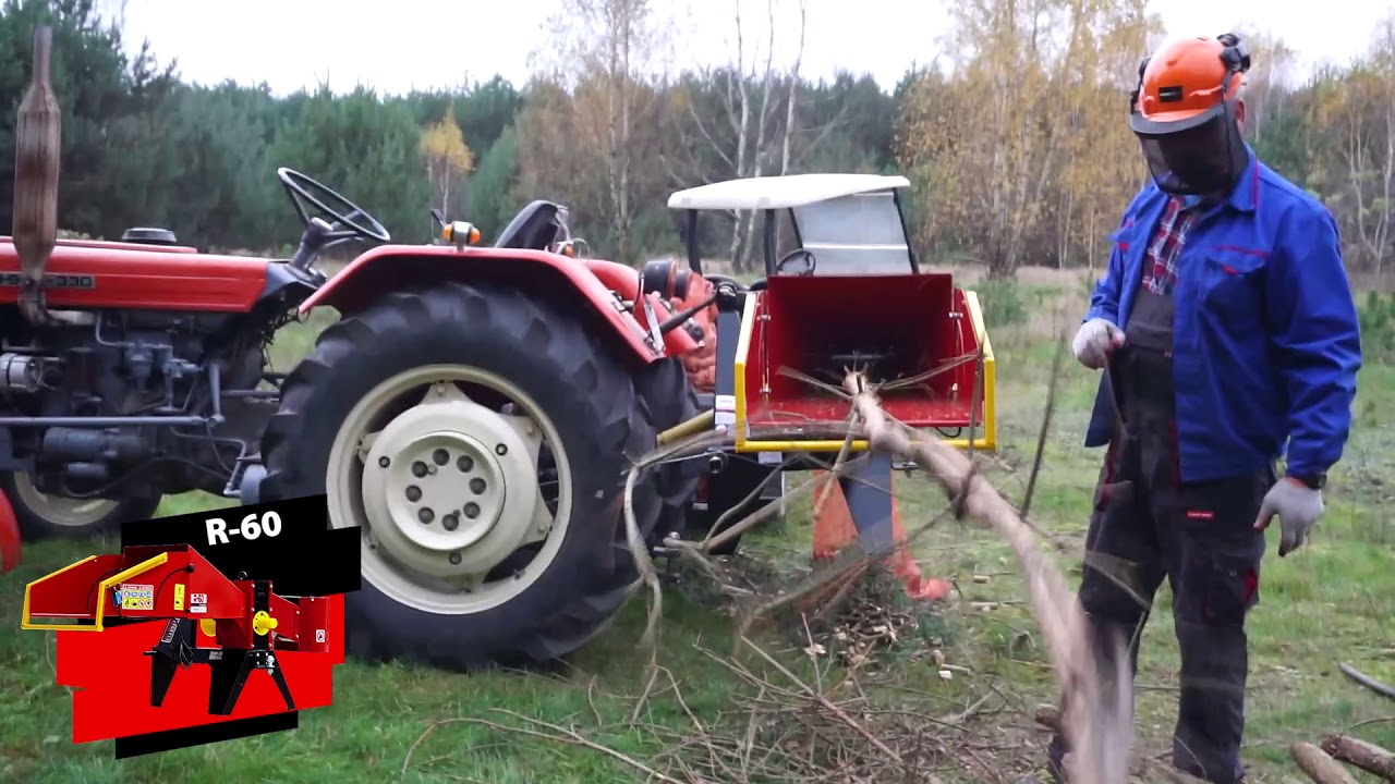 R-60 najmniejszy rębak walcowy od REMET CNC :) Dużo zbędnych gałęzi? To nie problem! :)