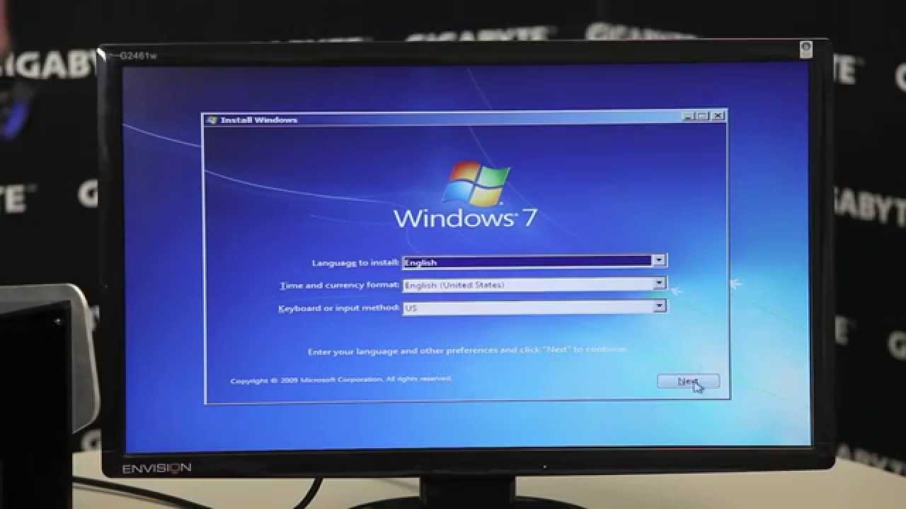 GIGABYTE Series - Windows 7 USB Tool YouTube