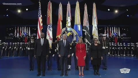 Armed Forces Farewell Tribute salutes Joe Biden's role as Commander in Chief