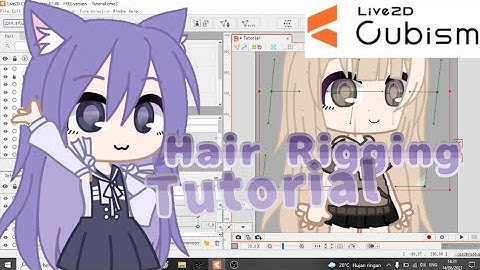 Hair Rigging | Tutorial Live2d cubism [Part 4] Bahasa indonesia