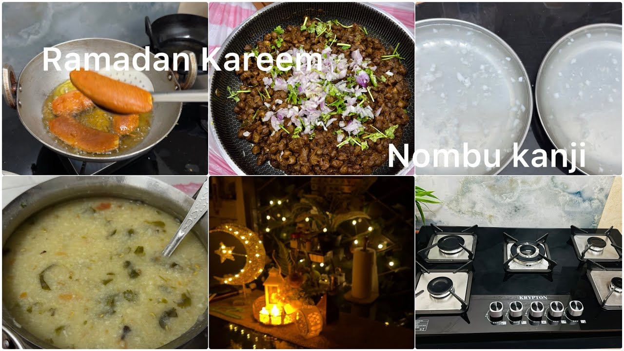 முதல் இப்தார் அப்படிங்கறதால கொஞ்சம் டென்ஷன் ஆயிடுச்சு - Ramadan 2026 day 1 - iftar menu Nombu kanji