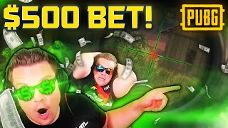 $500 riding on a RANDOM PLAYER | Spectating PUBG Solo's