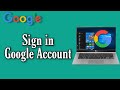 How To Sign In Google Account On Computer