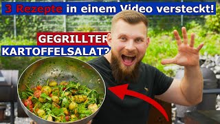 Dieser gegrillte Kartoffelsalat ist die frischeste Beilage zum Grillen! Grillrezept