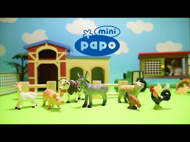 Mini Papo Farm Zoo Animals Playset Unboxing class=