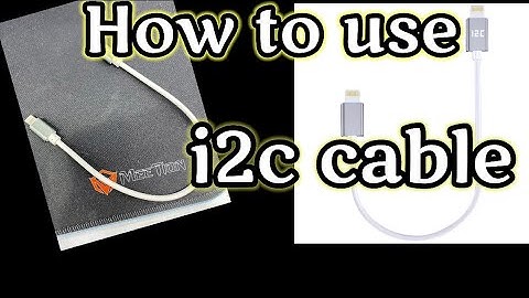 i2c | CABLE | APPLE TO APPLE | SEND | PHOTOS,VIDEO | VERY EASY | ONLY 5MIN