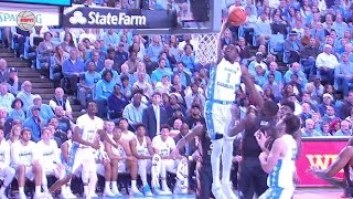 UNC Men's Basketball: Theo Pinson Throws it DOWN vs. FSU