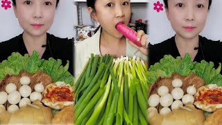 Garlic chili Spicy Food🌶️🌶️| ASMR Mukbang Garlic Chili Crispy eating show *FOOD VIDEOS