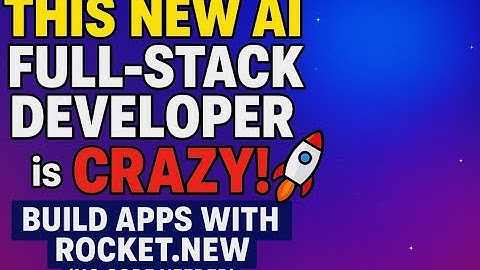 This NEW AI Full-Stack Developer is CRAZY! 🚀 Build Apps with Rocket.new (No Code Needed)