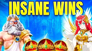 The Biggest Gates of Olympus Slot Comparison!! (INSANE WIN)