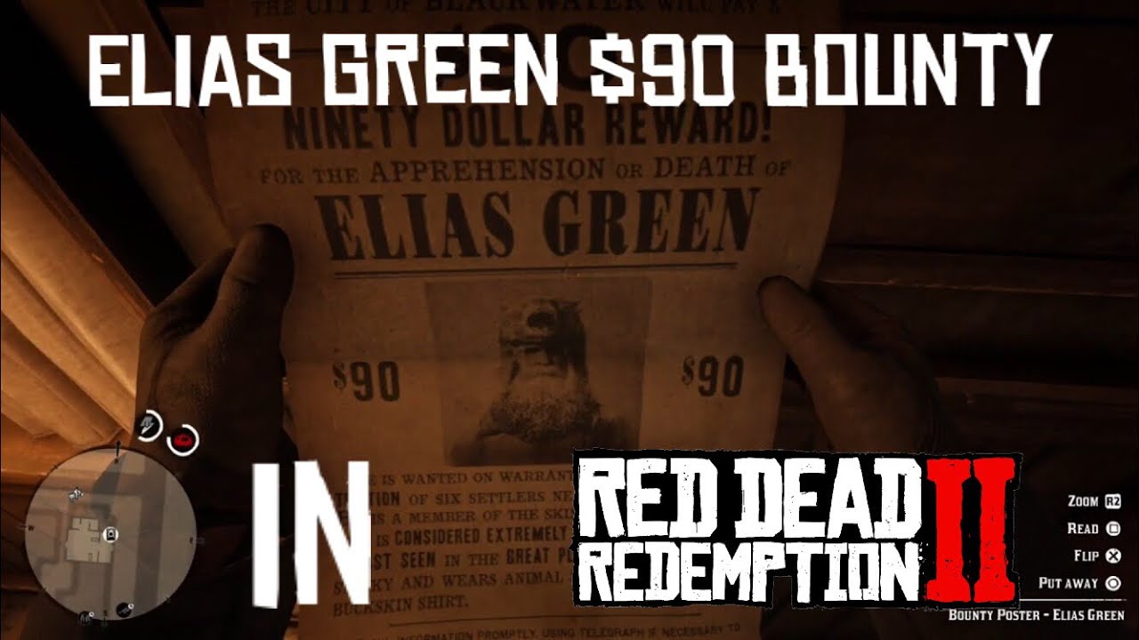 Red Dead Redemption 2 Elias Green Bounty Mission Youtube