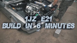 Building a 1JZ E21 in 6 minutes