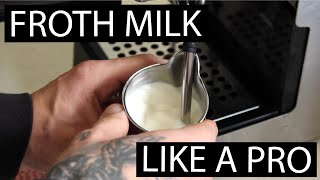 How To Steamfroth Milk Like A Pro Barista Gaggia Classic