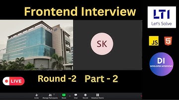 React Js Interview | LTI (L&T) Frontend Interview | (Round-2) 🎉 | Part - 2