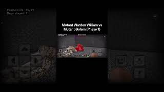 Mutant Warden William vs Mutant Golem (Phase 1)