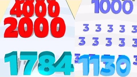 8 Minutes Satisfying And Relaxing Addtional Math Gameplay - Number Run Vs Number Plus