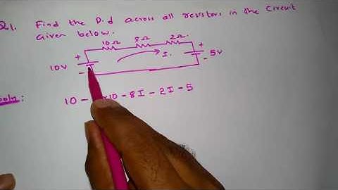 Mesh Analysis Basic problem KTU BEE