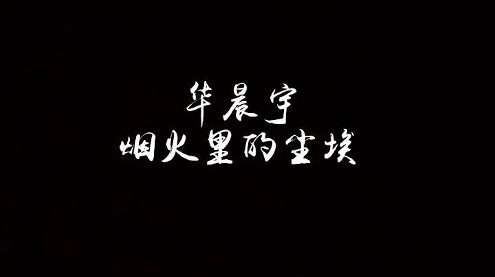 【歌詞】華晨宇《煙火里的塵埃 The Dust in the Fireworks》『笑得開懷，哭得坦率，為何表情要讓這世界安排。』 - 天天要聞
