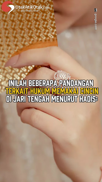 pandangan terkait hukum memakai cincin di jari tengah menurut hadis #shorts #islam #islamic #dakwah