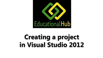How to create a C++ project in visual studio 2012