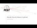 Keynote: Security Features in systemd, Lennart Poettering