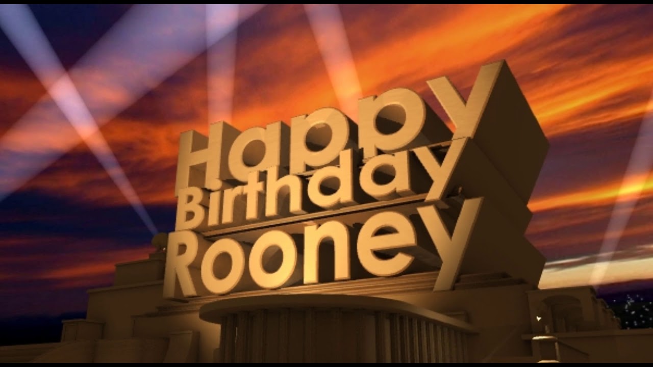 Happy Birthday Rooney - YouTube