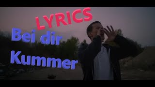 Lyrics zu &quot;Bei dir - Kummer&quot;