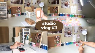 Studio Vlog #1 | New Packaging, New Materials, Logo Stamp