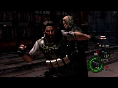 Resident Evil 5 - Chris vs Wesker/Hand to Hand Only/No Damage - Veteran