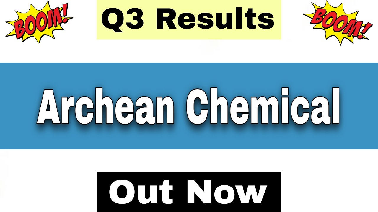 Archean Chemical Results Today | ACI Q3 Results 2026 | Archean Chemical Share Latest News |ACI Share