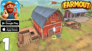 Farmout - Farming Sim Gameplay Walkthrough Part 1 (iOS, Android) | Best Mobile Farming Game!