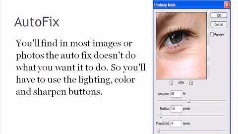Adobe Elements Tutorials - How To Use The Quick Fix Tool