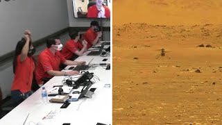 video: Watch the moment Nasa's Ingenuity helicopter made history with first controlled flight on Mars