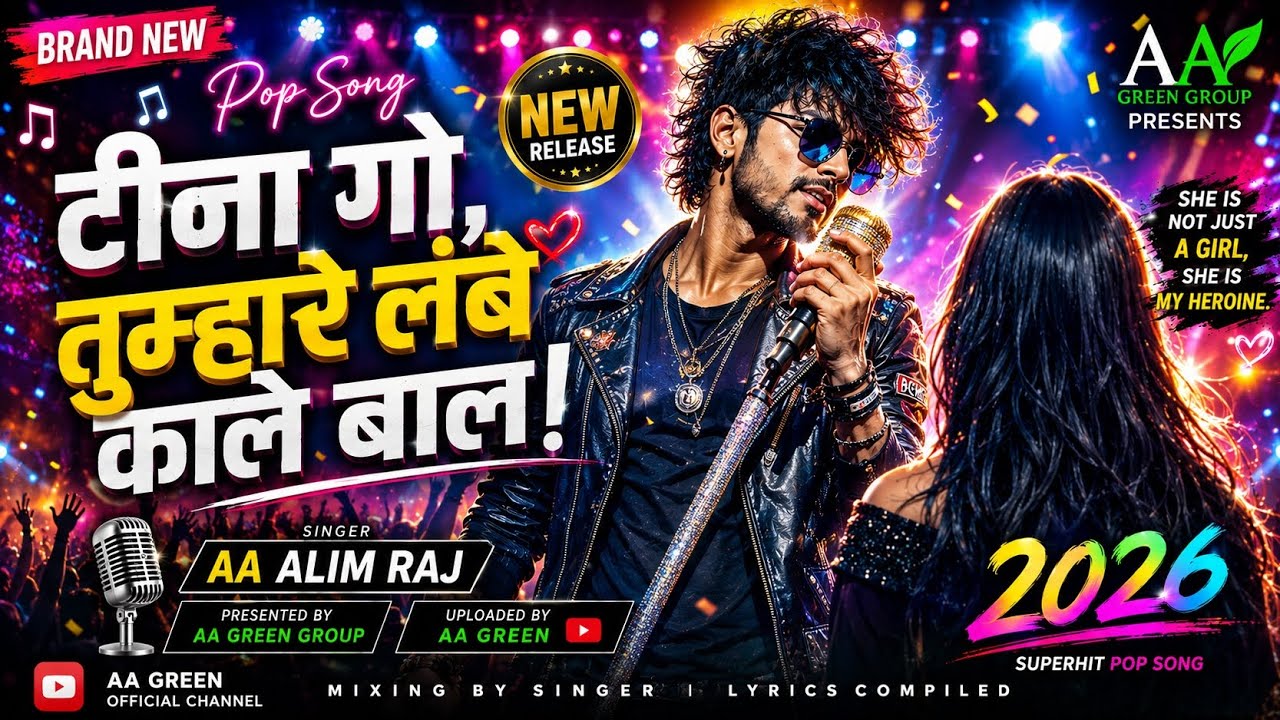 Alim Raj टीना गो, तुम्हारे लंबे काले बाल।, new Hindi song 2026, AA Alim Raj, AA ...