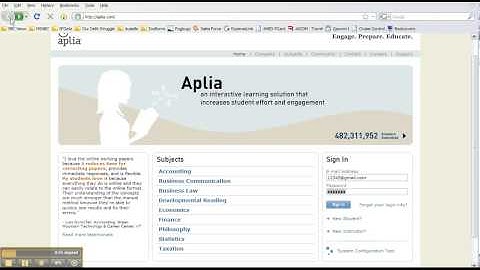 Aplia Training Part 1