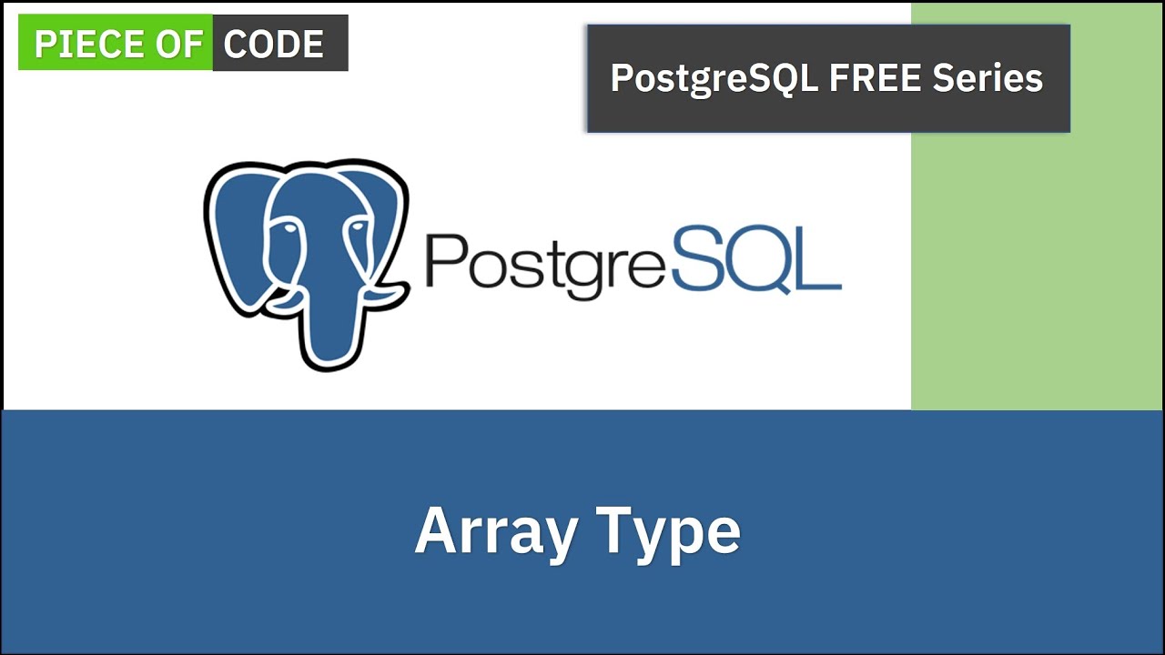 How To Insert Array Type In Postgresql | Postgressql Useful Topics