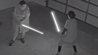 Chris & Josie Have A Lightsaber Battle [With Chat] ~ Fishtank.live