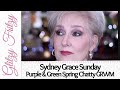 Purple & Green Spring Chatty GRWM | Sydney Grace Sunday