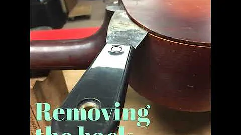 Restoration of a 1921 Richter parlor guitar