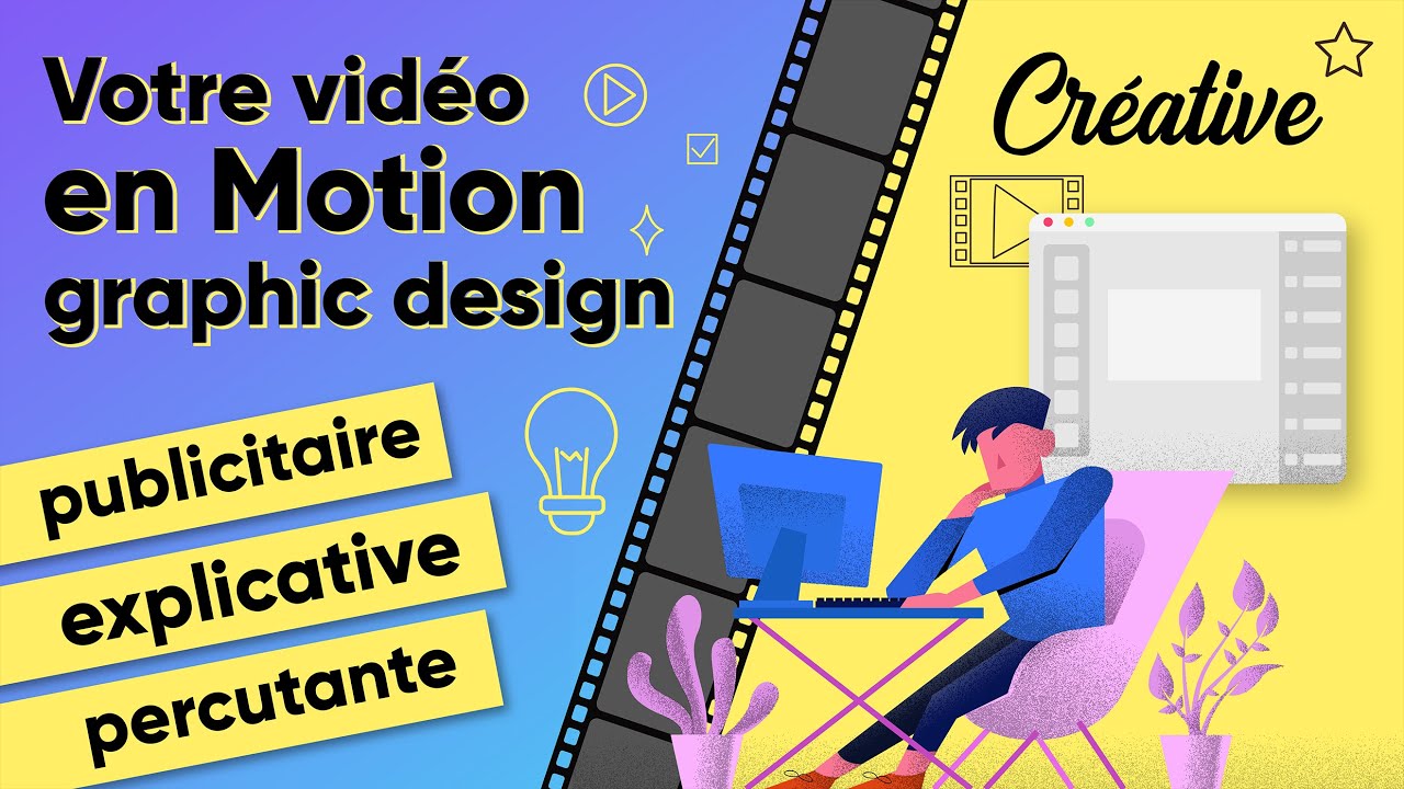 créer votre vidéo publicitaire / explicative en motion graphic design