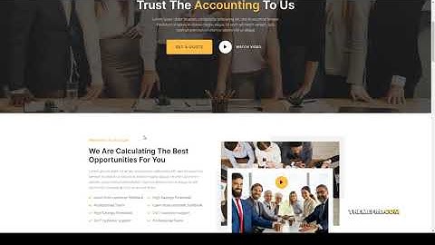 Acctual  Accounting Firm Elementor Template Kit taxation firm