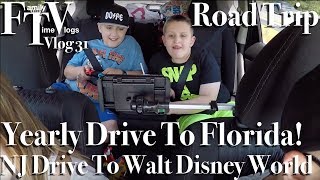 NJ to FL Yearly Road Trip Drive To Disney World FTV Vlog 31