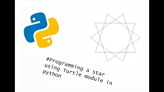 Making a star using Turtle module in Python | Turtle module | Python | LaptopExplorer11
