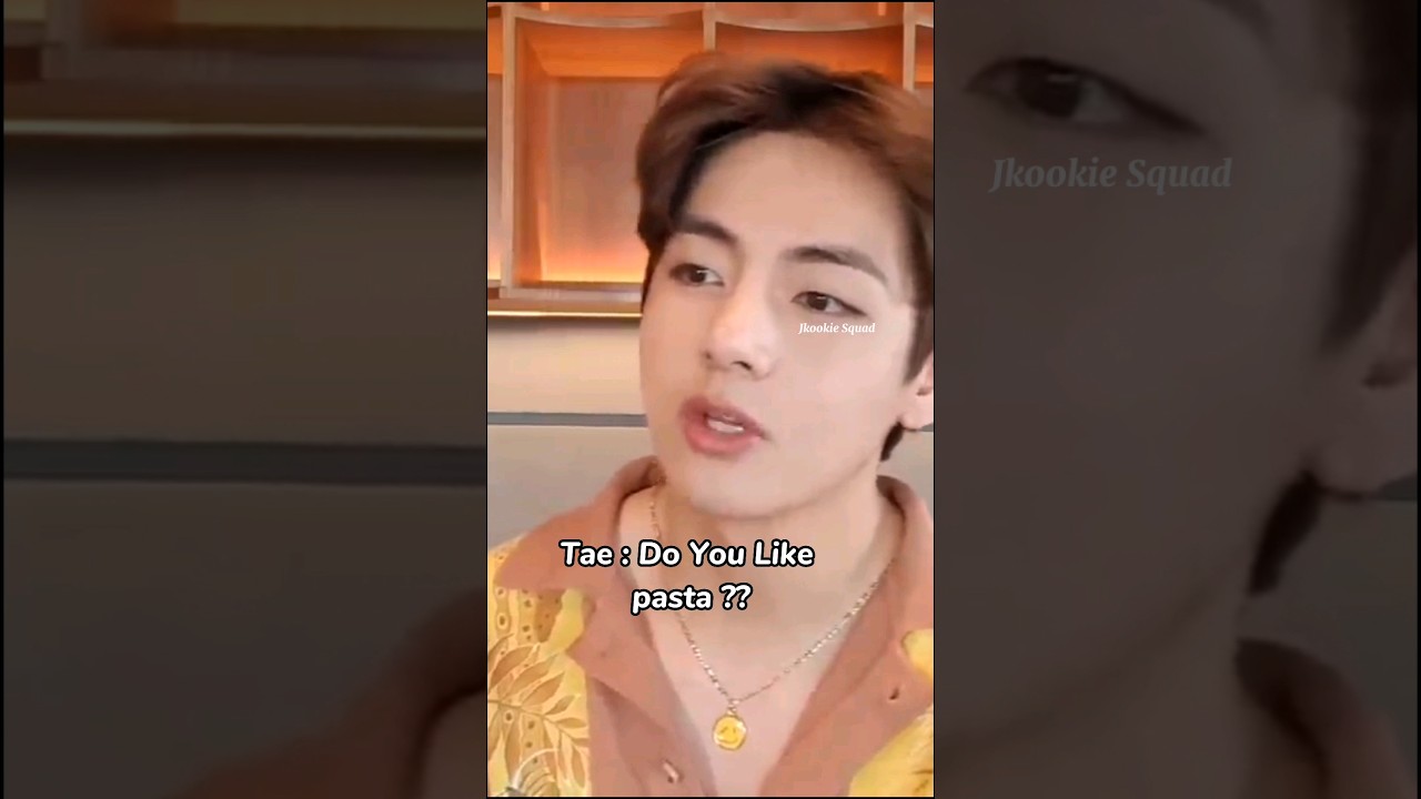 Pov: When he ask  you about"pasta" but.. 😂🌚💜 #bts #taehyung #ff #shorts #fyp #youtube #youtubeshorts