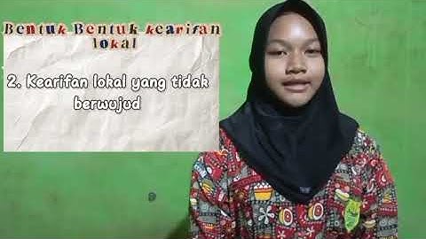 Tugas Vlog Informatika tema Pendidikan tentang "Kearifan Lokal