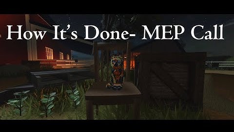 WCUE MEP CALL - HOW IT’S DONE 4/12