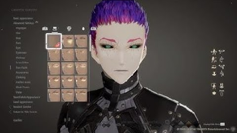 Code Vein Trial Male Character Creation - PS4 Part 01