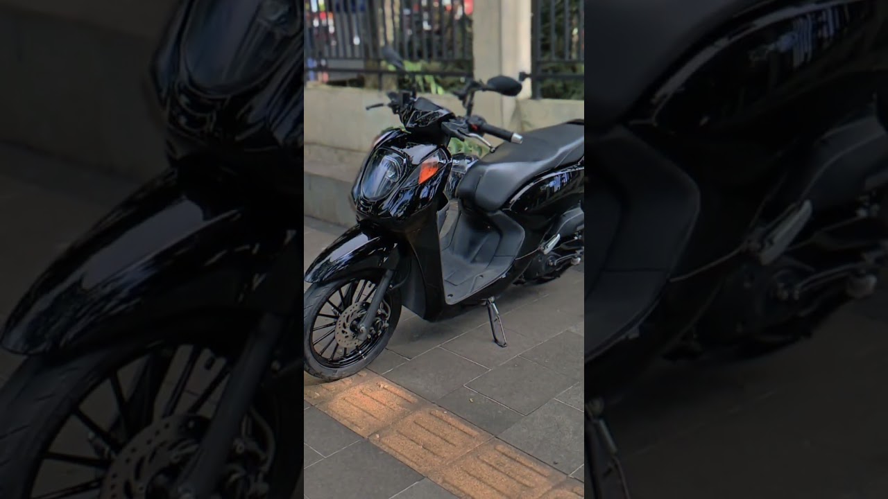 honda genio repaint hitam xiralic